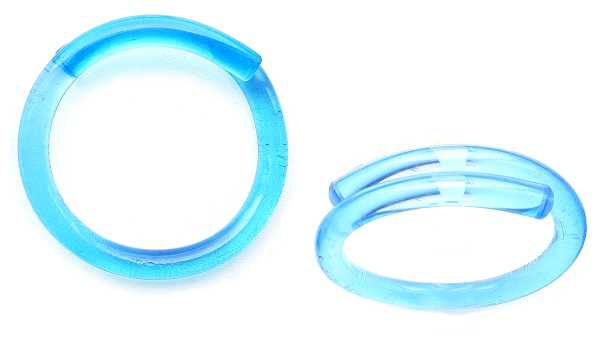 Set Schwarzlicht Schmuck in Blau